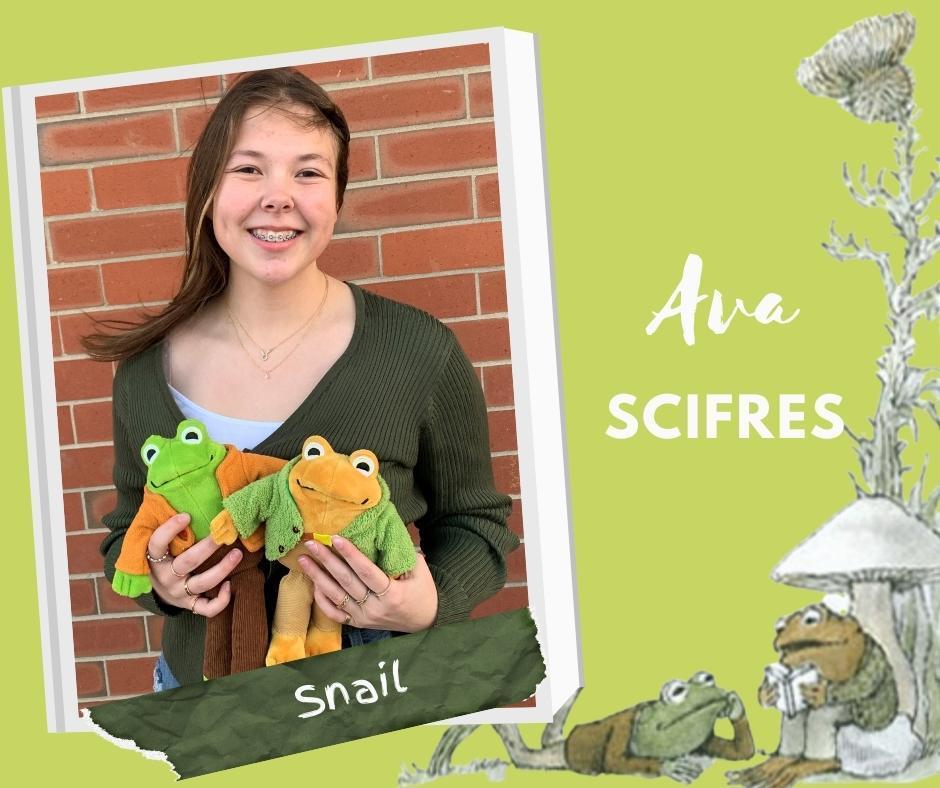 Ava Scifres as Snail in A Year With Frog and Toad