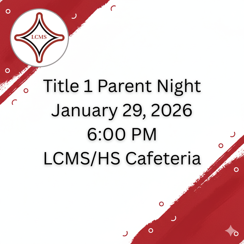 Title 1 Parent Night 1/29/2026 @ 6:00PM