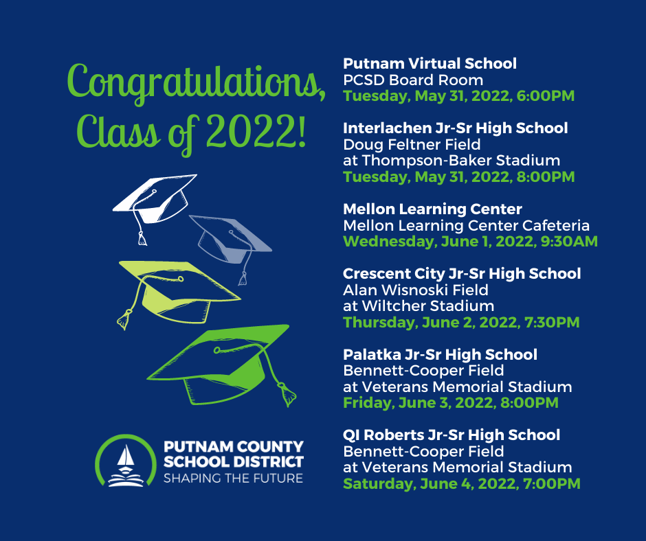 2022 Graduation Dates