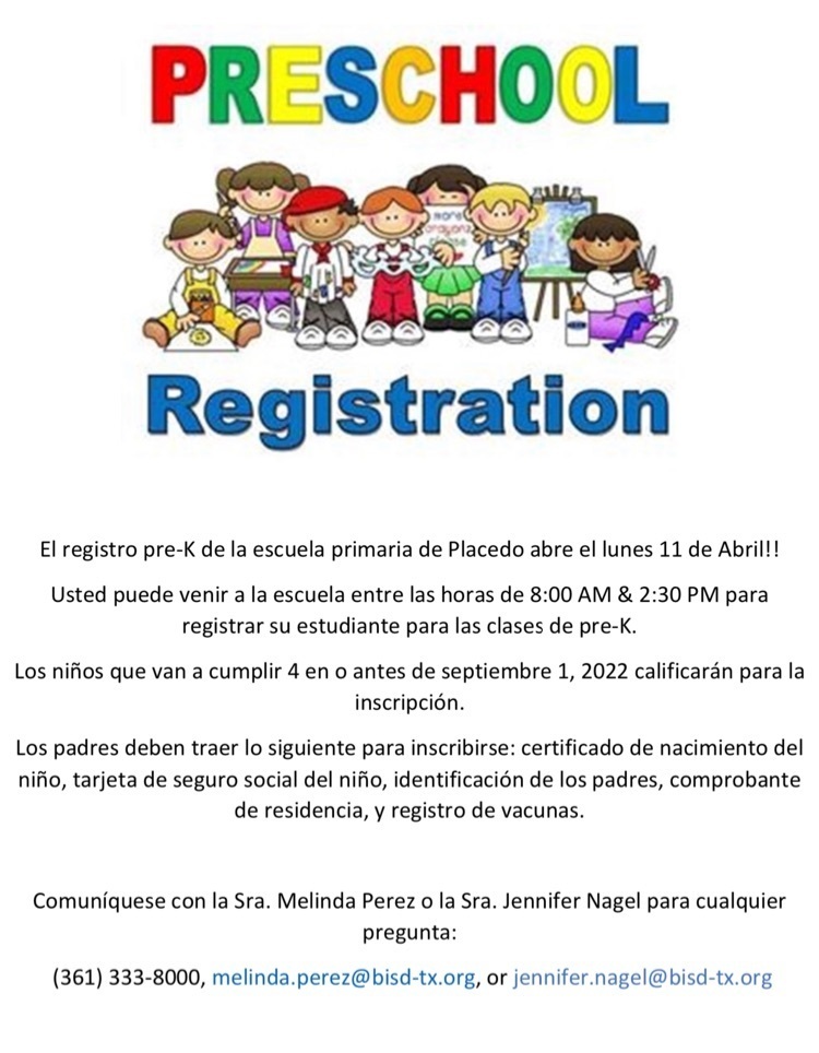 PreK Registration