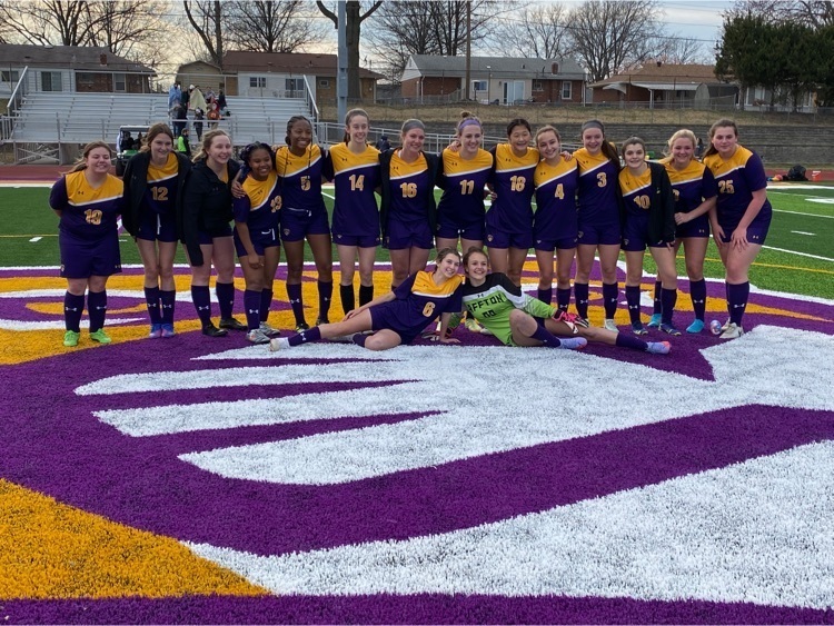 First win on new turf field!