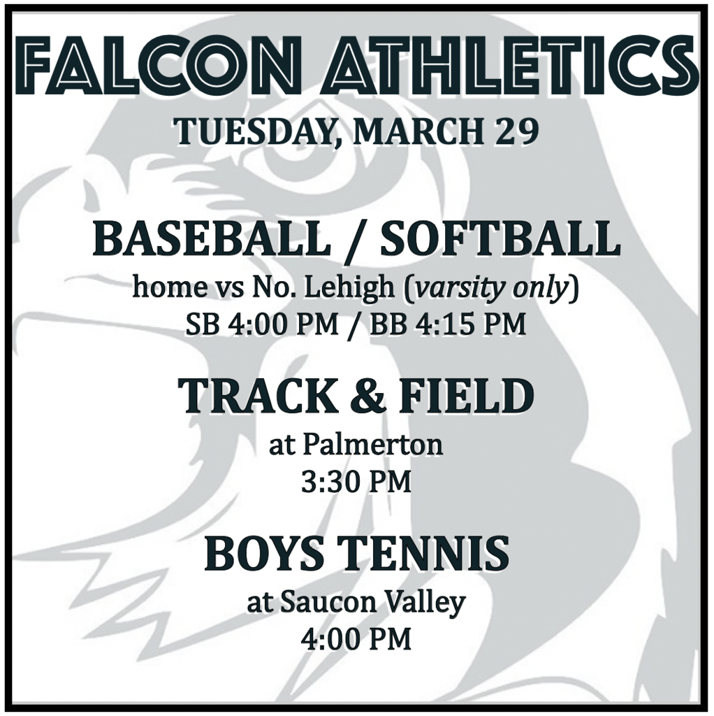 Salisbury Athletics daily schedule
