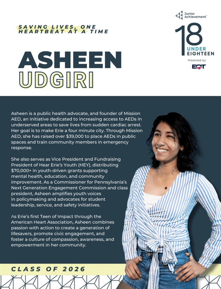 Asheen Udgiri Class of 2026.