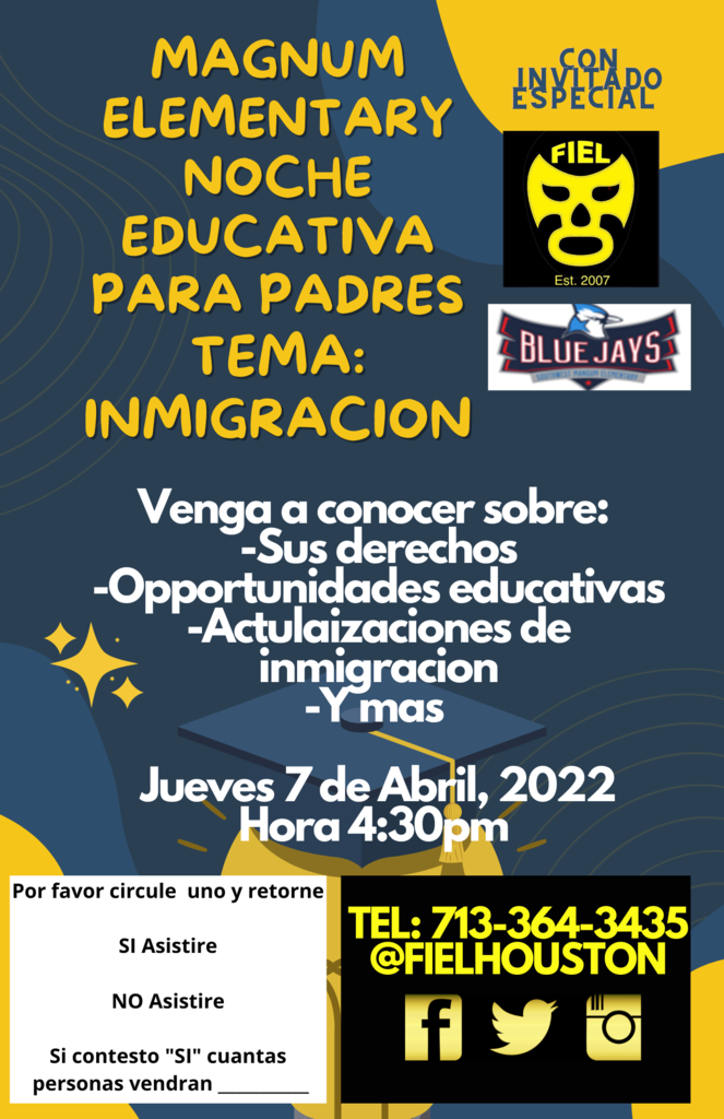 Poster about an event in Spanish
