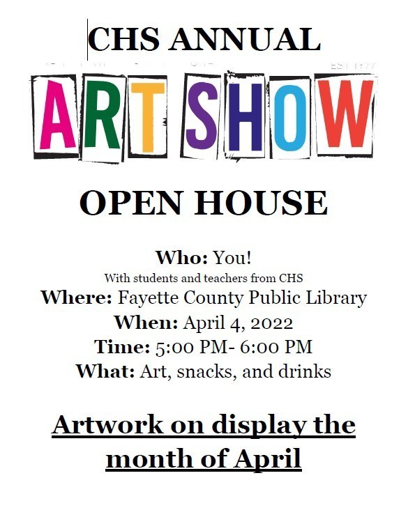 Art Show Open House