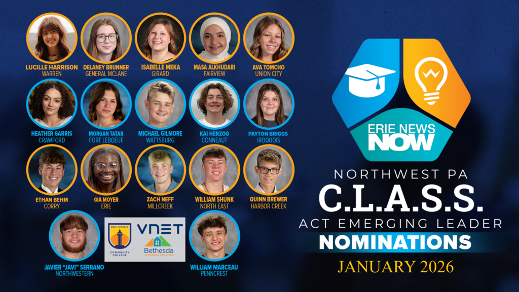 Northwest PA C.L.A.S.S. Act Emergin Leader Nominations for January. 