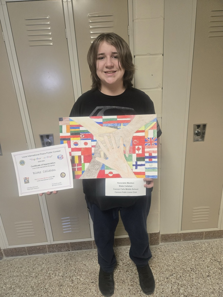 student with poster and award