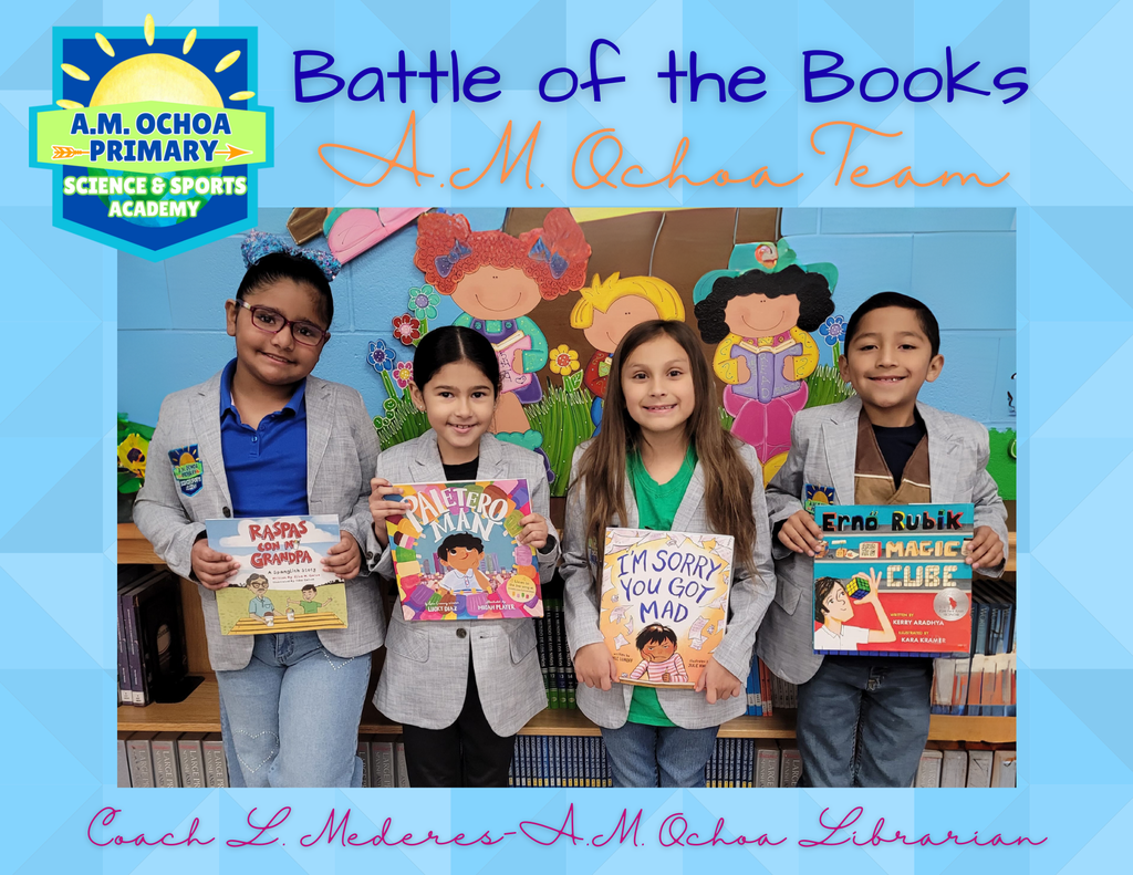 A.M. Ochoa Battle of the Books Team 