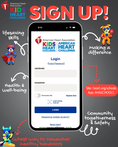 A.M. Ochoa Kids Heart Challenge Sign up