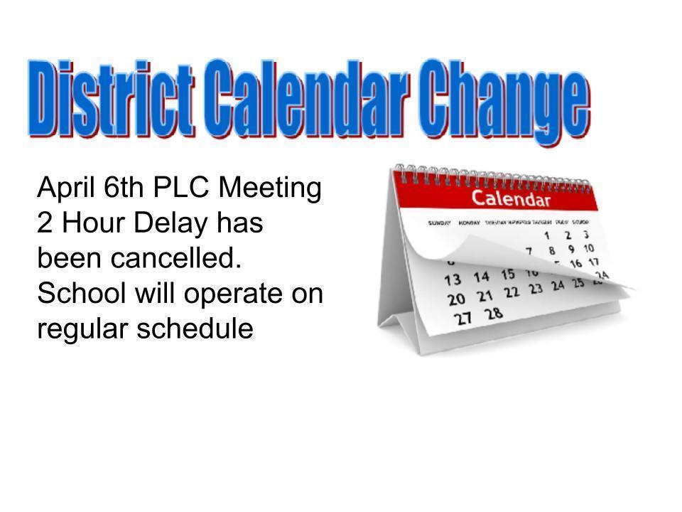 Calendar Change