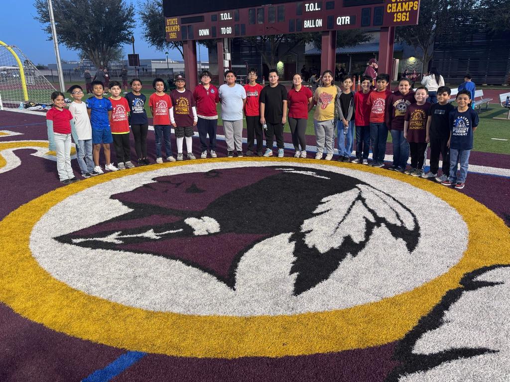 R.E.A.D.Y. Flag Football Showcase students in action.