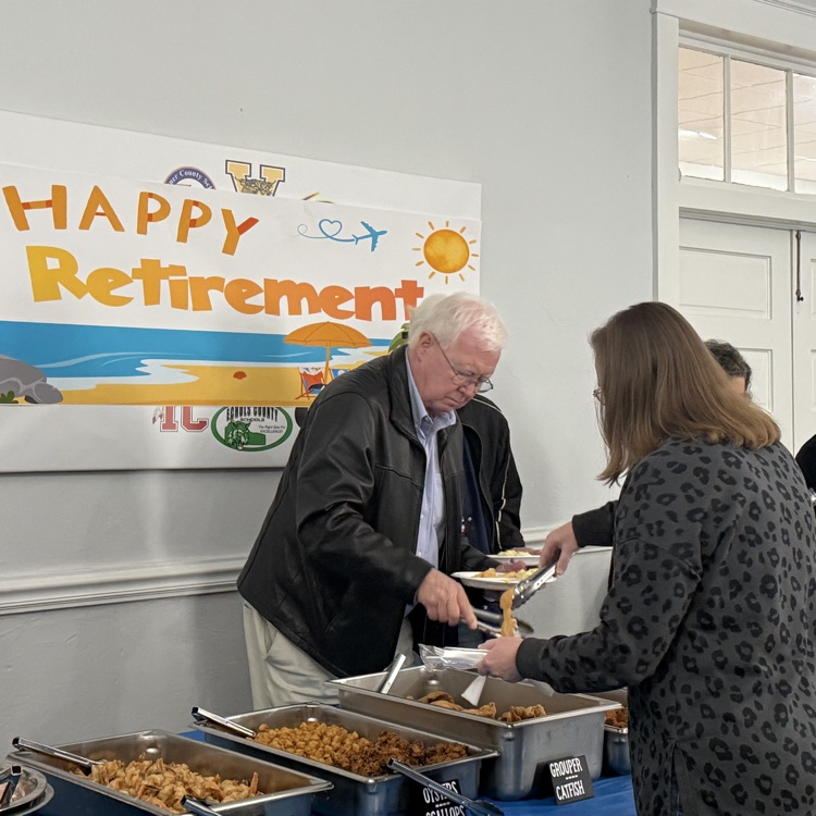 Seafood buffet from Gay’s Catering.