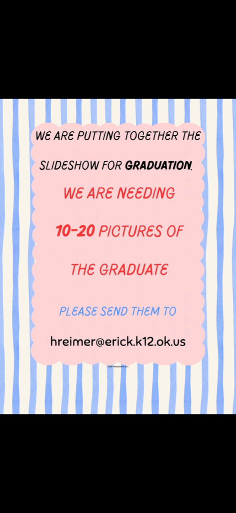 slide show announcement 2026