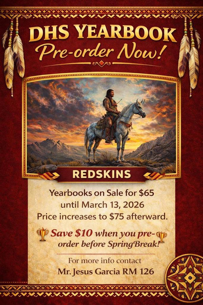 DHS yearbook pre order image
