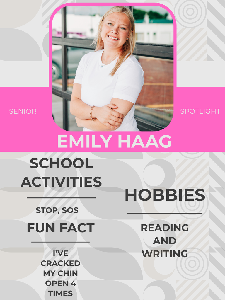 Senior Spotlight - Emily Haag