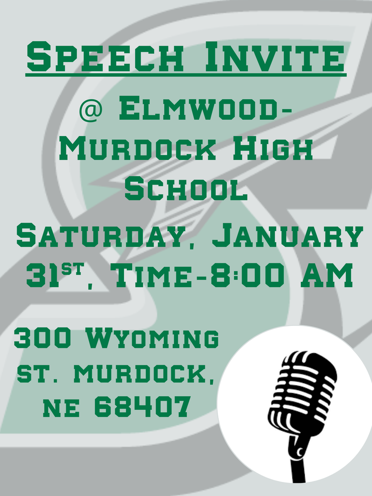 Speech Invite @ Elmwood-Murdock