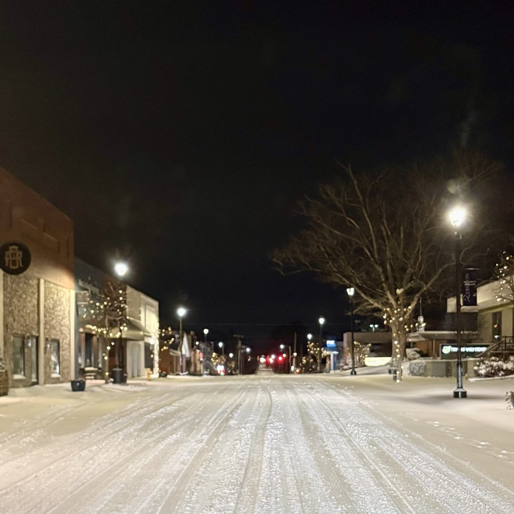 downtown early this morning