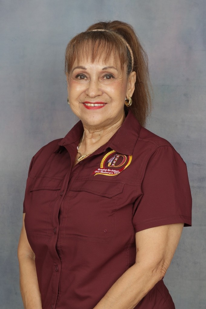 Photo of Mary Garcia, clerk for DAEP