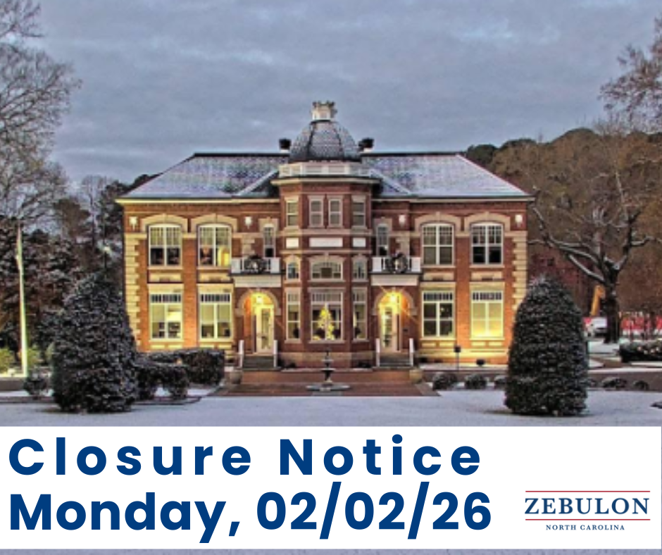 closure notice for Monday, feb. 2.2.26