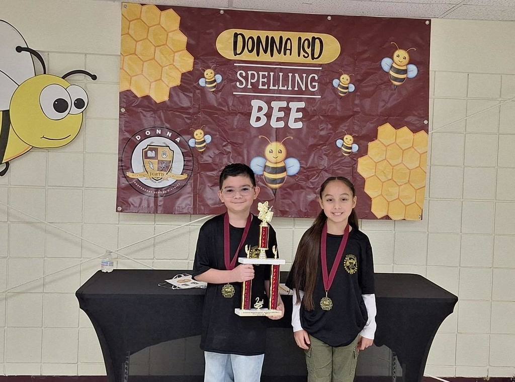 2026 Spelling Bee Participants Joan Picazo placed second in the whole district.