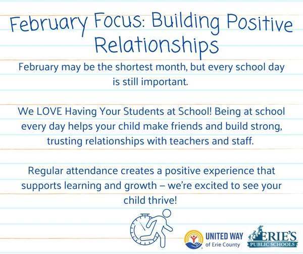 Lincoln Elementary focuses on building positive relationships in February. 