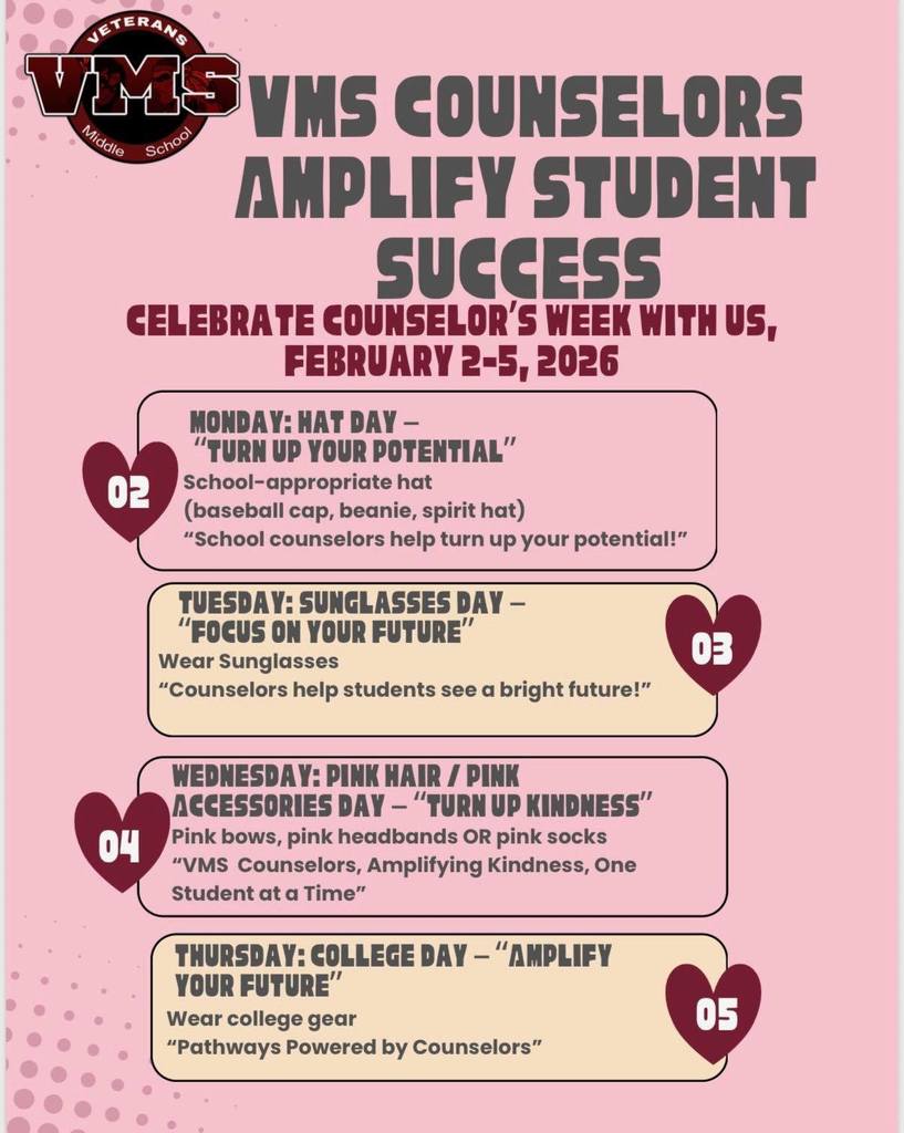 This weeks theme for counselors appreciation.