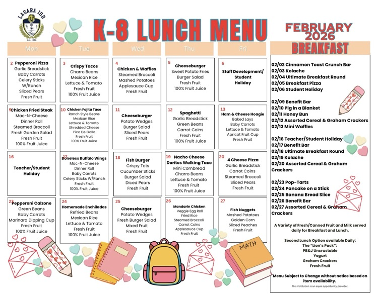 lunch menu