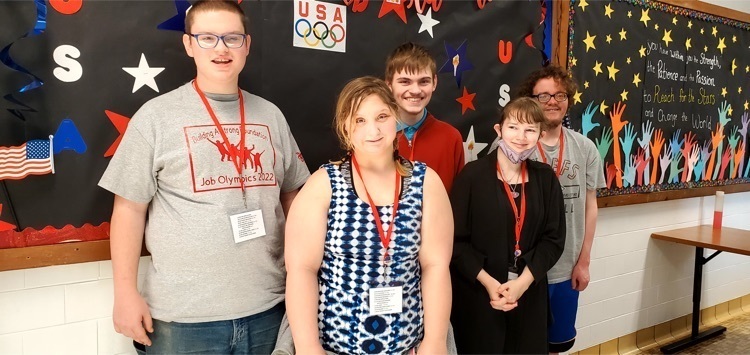 students posing 