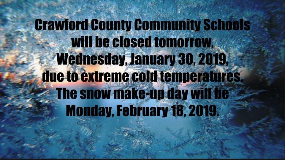 School Closing 1/30/19