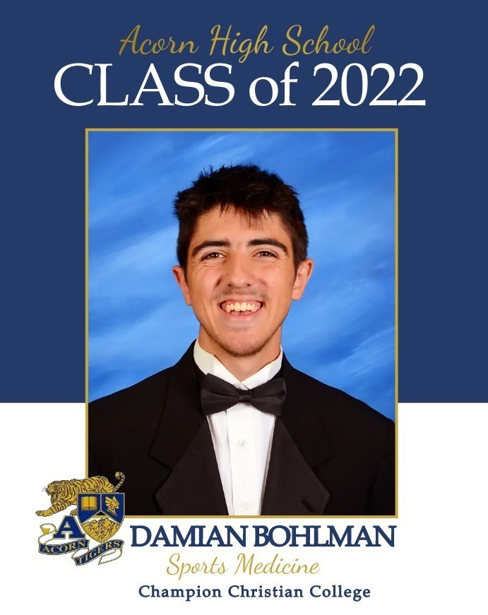 AHS 2022 Senior Spotlight - Damian Bohlman