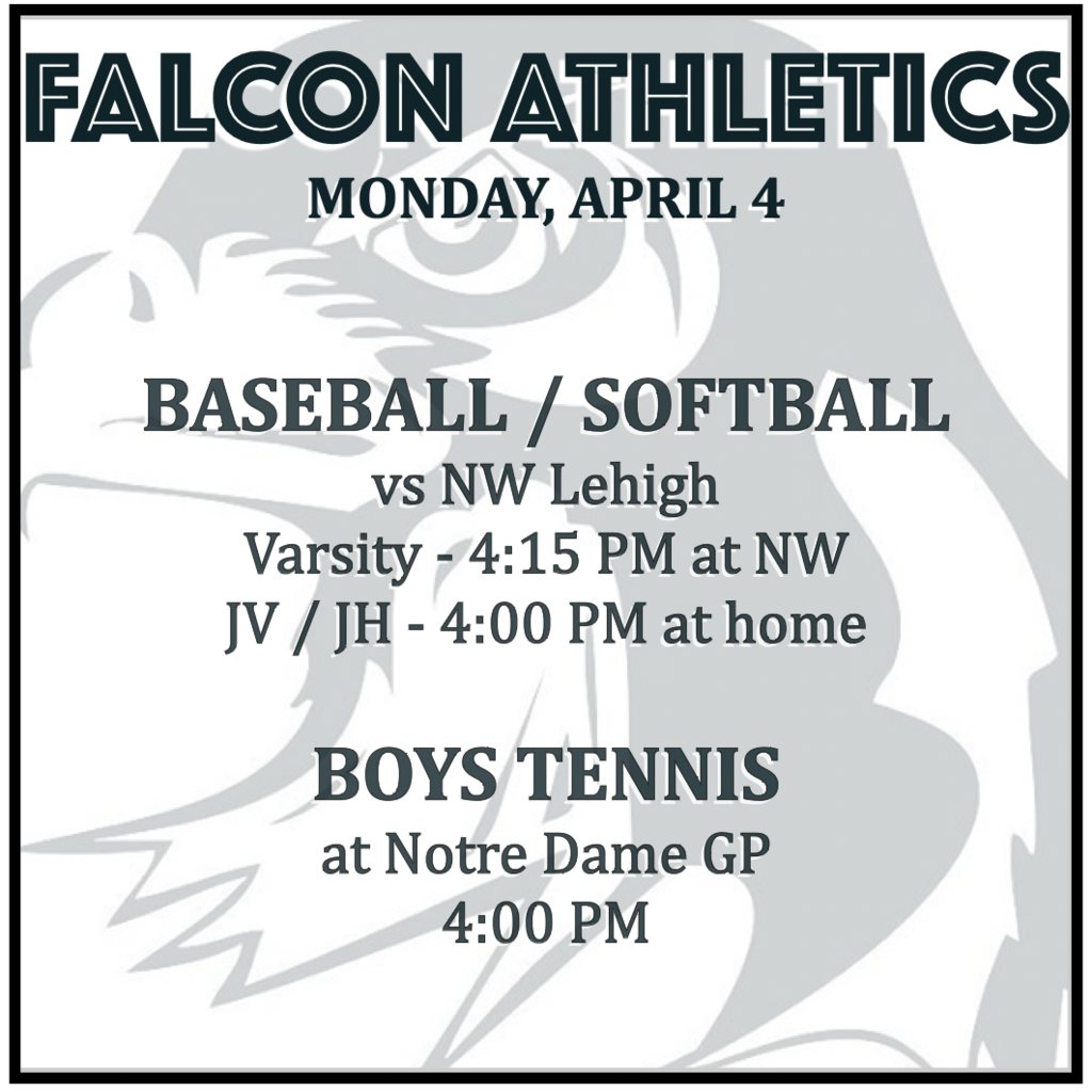 Salisbury Athletics daily schedule