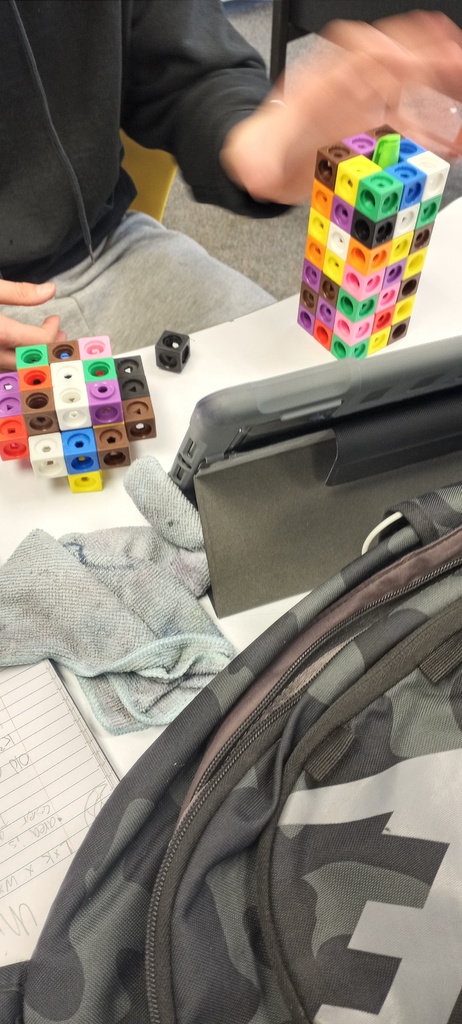 Student working in geometry