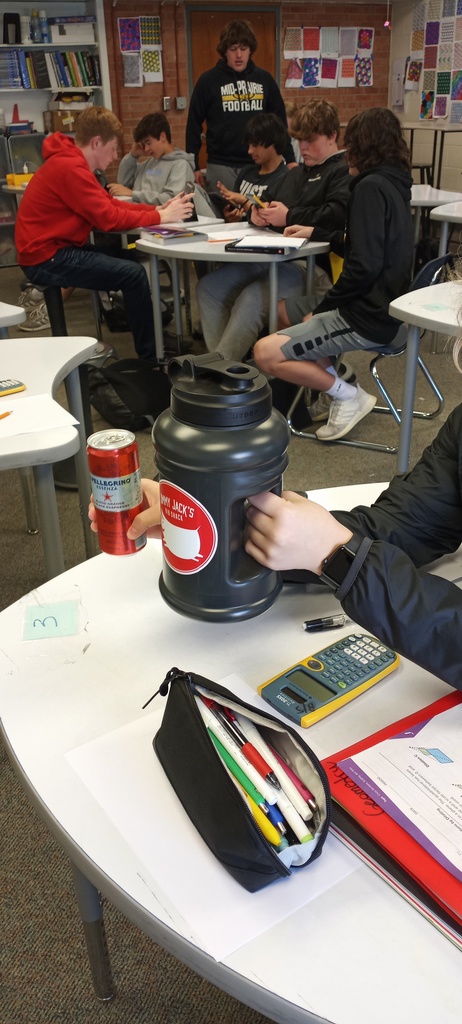 Student working in geometry