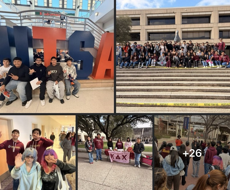 students in trip to UTSA