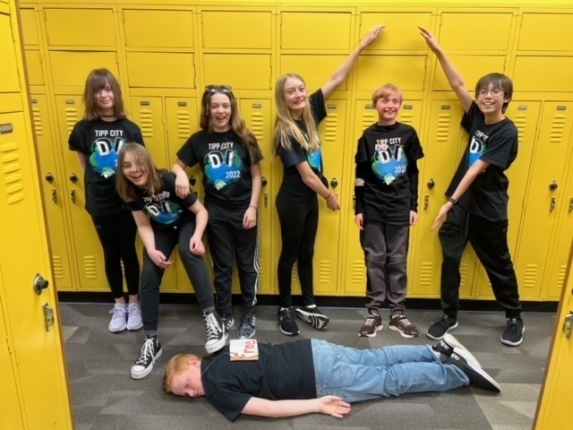 TMS 6th Grade Destination Imagination team.
