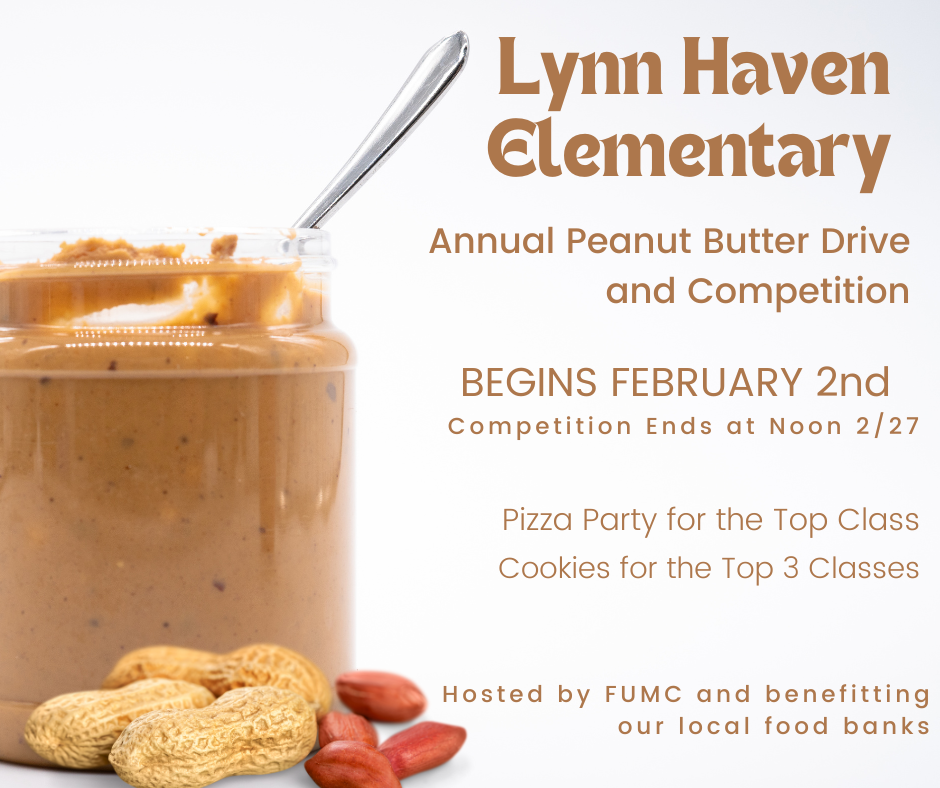 Peanut Butter Drive Flyer