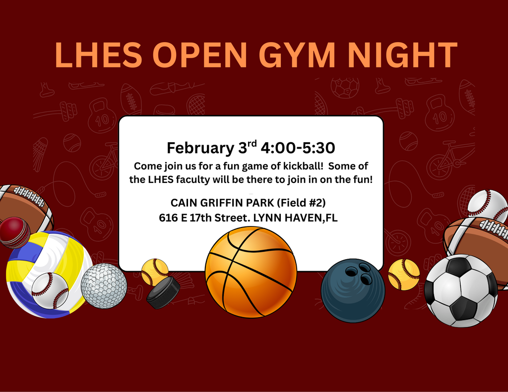 Open Gym Night Flyer