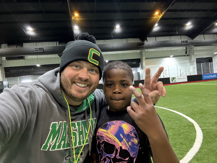 Mr. Teeter and JJ at LECOM Arena 