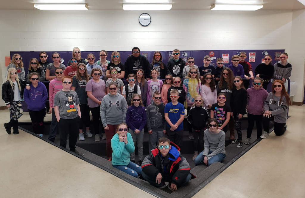 Wednesday was Brighten Someone's Day at FCMS.  Students were allowed to wear sunglasses to school.  Thanks for all who participated!!