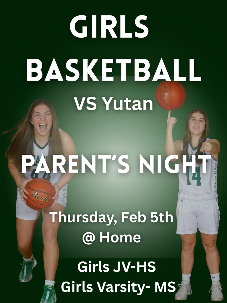 High School Girls Basketball vs Yutan @ Home (JV @ 4:30, Varsity @ 6:00)
