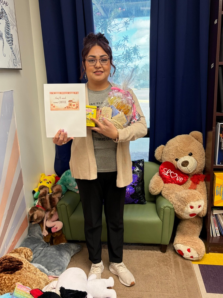 counselor with a gift 