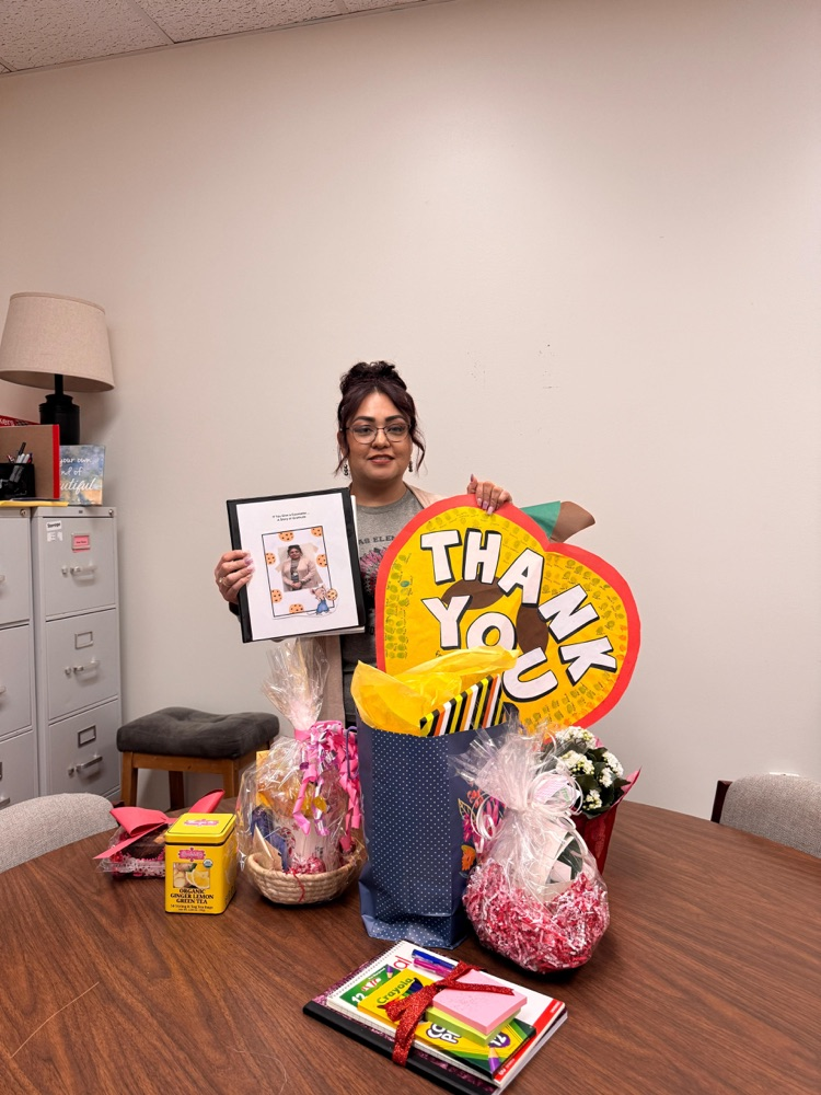 counselor with a gift