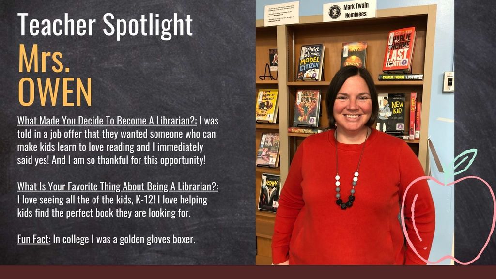 Teacher Spotlight - Mrs. Owen