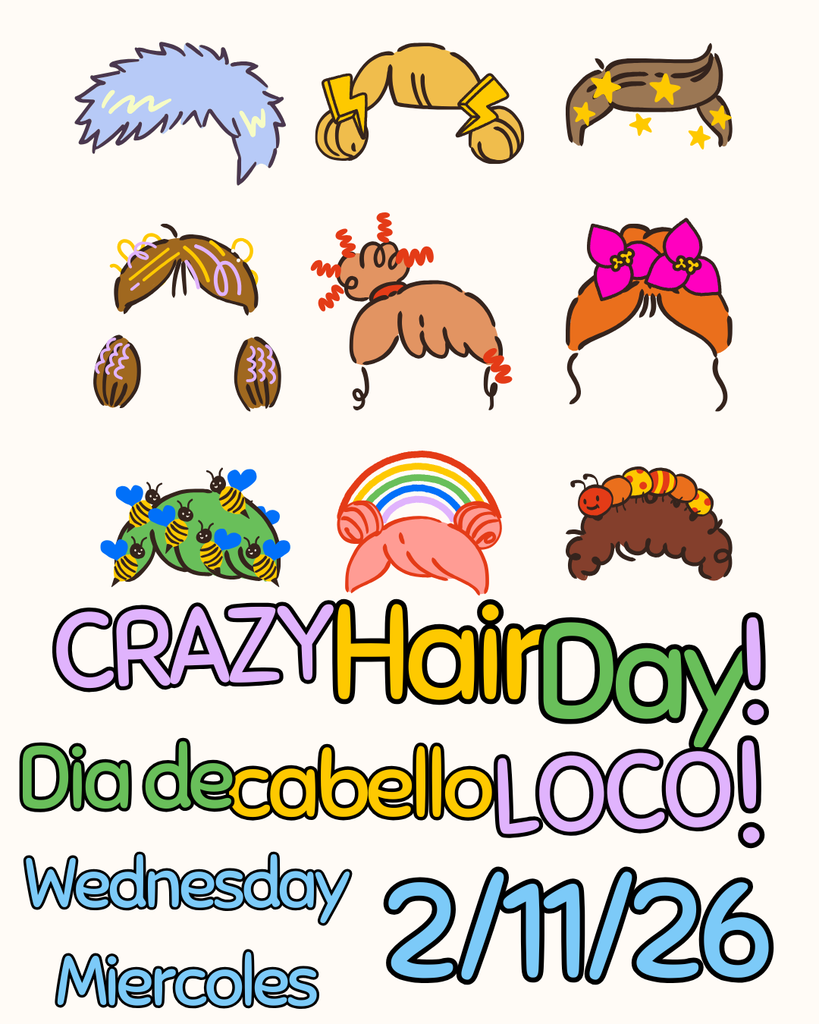 Crazy Hair Day Flyer