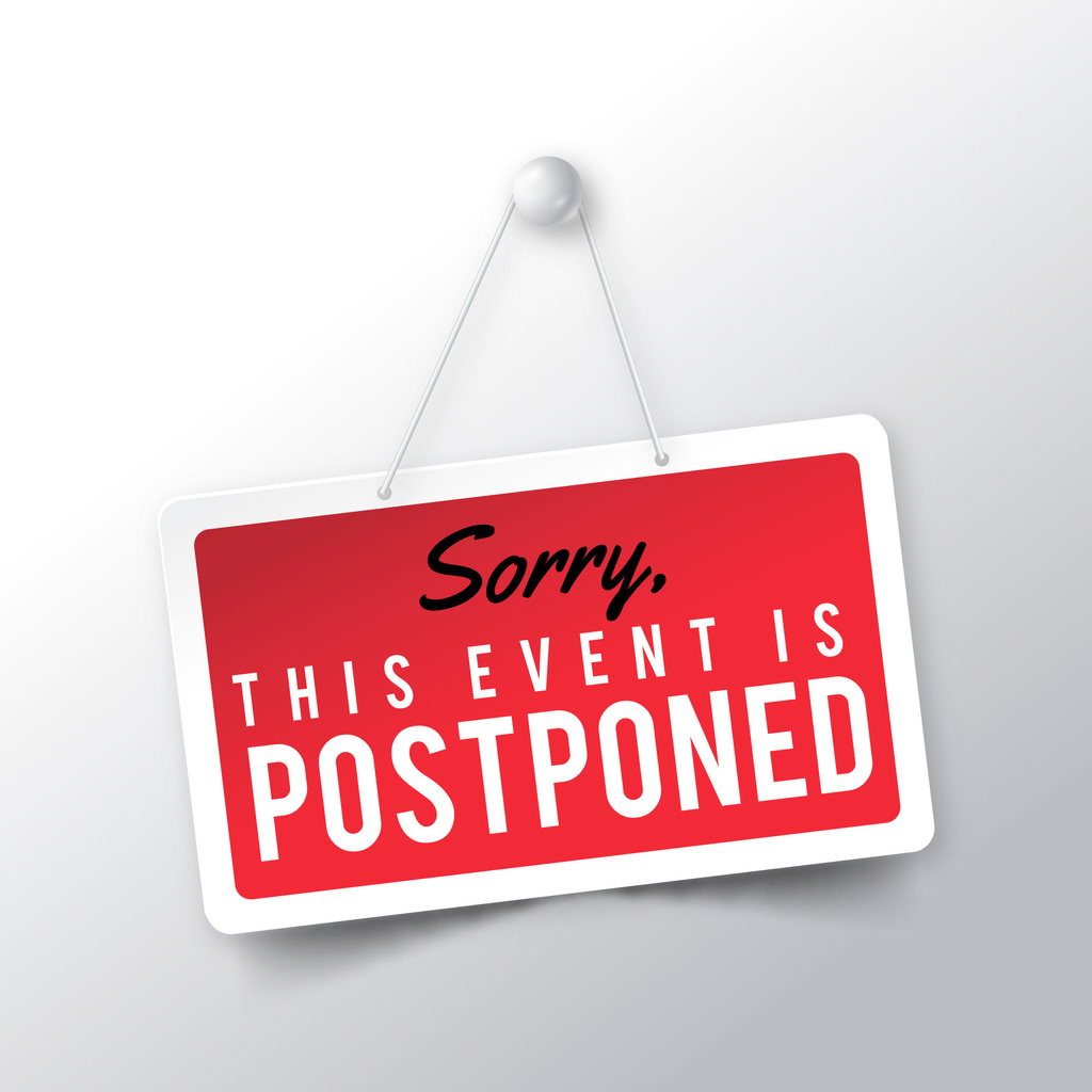 postponed