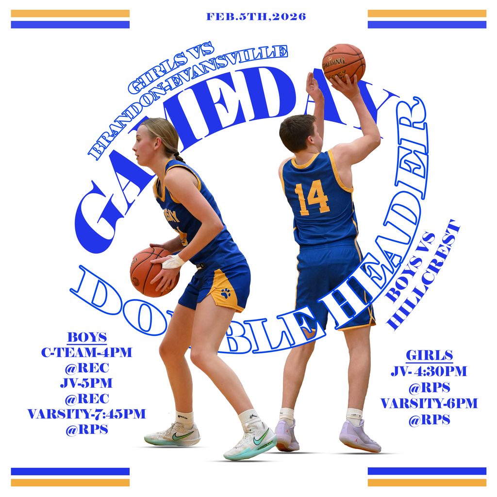 Double Header today for girls and boys basketball.