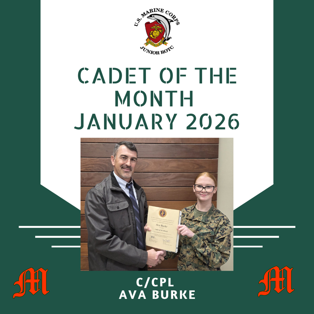 January Cadet of the Month
