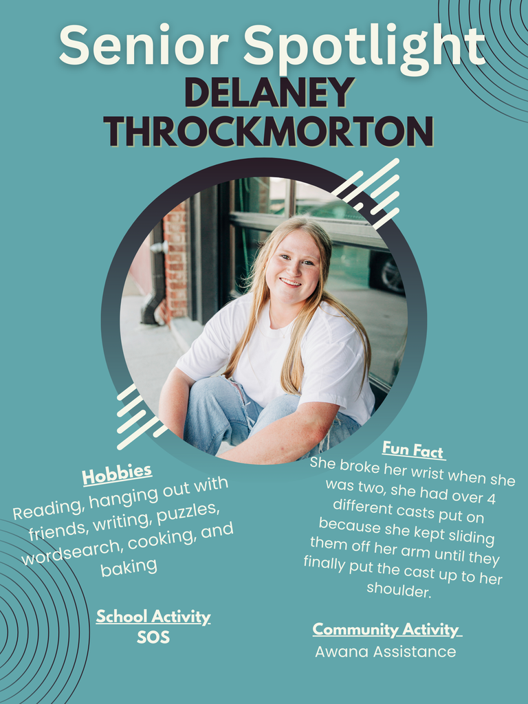 Senior Spotlight - Delaney Throckmorton