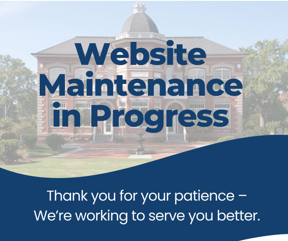 website maintenance in progress