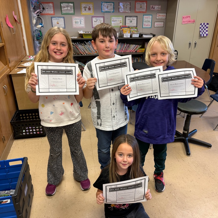 Knights with their certificates